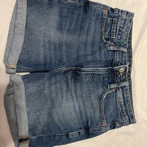 Blue Denim Shorts